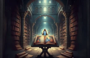 18 महापुराणों से परे: छिपे हुए शिव पुराणों (उपपुराणों) की एक मार्गदर्शिका प्राचीन हिंदू धर्मग्रंथों की एक रहस्यमयी पुस्तकालय, जो छिपे हुए शिव पुराणों और उपपुराणों का प्रतिनिधित्व करती है।