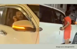 उज्जैन में पिता ने 9 साल के बेटे को चलती SUV के बाहर लटकाया, सोशल मीडिया पर मचा हंगामा उज्जैन में चलती SUV से बाहर लटकते 9 साल के बच्चे का वायरल वीडियो, पिता पर पुलिस कार्रवाई।