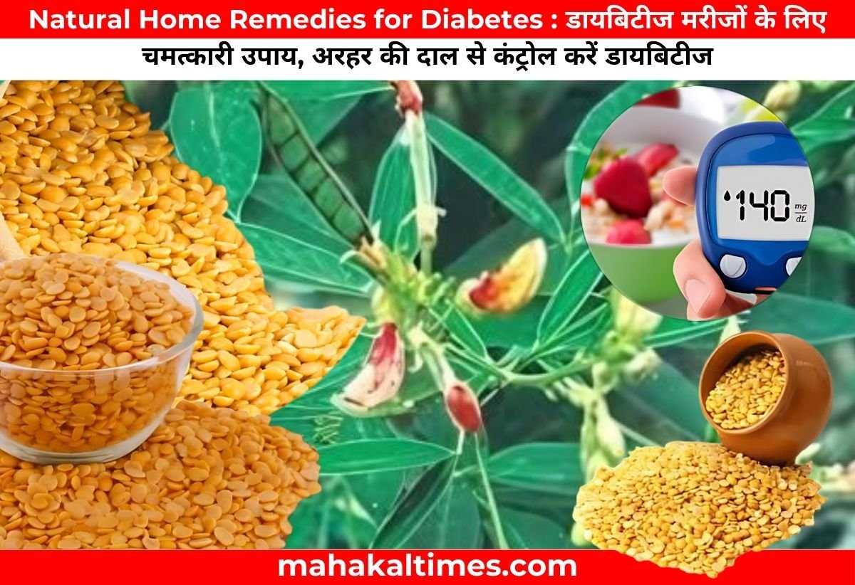 Natural Home Remedies for Diabetes : डायबिटीज मरीजों के लिए चमत्कारी उपाय, अरहर की दाल से कंट्रोल करें डायबिटीज