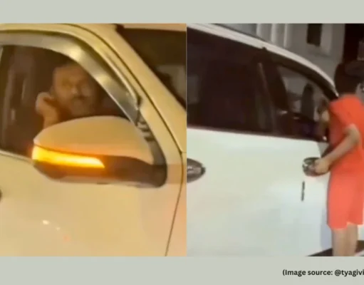 Ujjain SUV stunt: Father lets 9-year-old hang outside Ujjain SUV stunt: 9-year-old hanging outside a moving SUV at night while police intervene