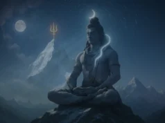The Difference Between Shiva and Shankar Explained (With Analogy) An artistic depiction illustrating the difference between Shiva and Shankar, showing Shiva as the formless principle and Shankar as the personal form.