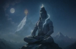The Difference Between Shiva and Shankar Explained (With Analogy) An artistic depiction illustrating the difference between Shiva and Shankar, showing Shiva as the formless principle and Shankar as the personal form.