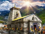 Kedarnath Jyotirlinga: Highest Jyotirlinga in the Himalayas Kedarnath Jyotirlinga Temple in the Garhwal Himalayas, one of the 12 sacred Jyotirlingas of Lord Shiva, surrounded by snow-clad mountains.