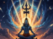 Shivpanchakshar Stotram: The Power, Meaning, and Benefits of “Om Namah Shivaya” Illustration of Lord Shiva with sacred symbols representing the Shivpanchakshar Stotram and the five syllables “Om Namah Shivaya.