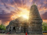 Trimbakeshwar Jyotirlinga: Source of Godavari & Home to Three Lingams Trimbakeshwar Jyotirlinga Temple near Nashik dedicated to Lord Shiva with three-faced lingam and origin of Godavari River