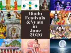 The Ultimate Guide to Hindu Festivals and Vrats in June 2026: Nirjala Ekadashi, Somvati Amavasya, and more Hindu Festivals and Vrats in June 2026 full calendar with dates, Nirjala Ekadashi, Somvati Amavasya, and Dhumavati Jayanti