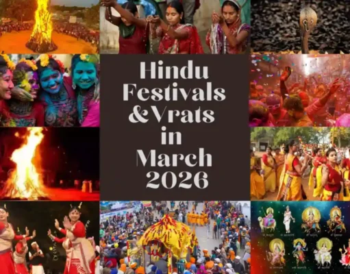 The Ultimate Guide to Hindu Festivals and Vrats in March 2026 – Holi, Chaitra Navratri, and More Hindu Festivals and Vrats in March 2026 full calendar with Holi and Navratri