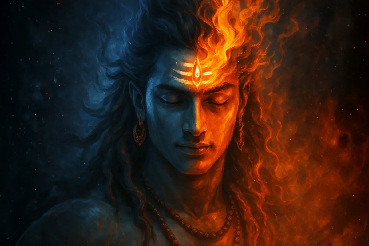 shiv-shadakshar-stotram-guide Lord Shiva meditation with Shiv Shadakshar Stotram verses, symbolizing the six sacred syllables “Om Na-Ma-Shi-Va-Ya” from Adi Shankaracharya’s hymn.