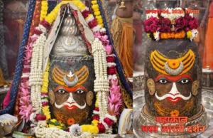 4 AM Bhasma Aarti at Mahakal Temple Draws Large Crowd of Devotees Priests perform early morning Bhasma Aarti at Mahakaleshwar Temple in Ujjain