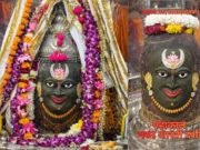 Monday Bhasma Aarti: Silver Crescent, Rudraksha Crown Adorn Mahakal in Ujjain Monday morning Bhasma Aarti rituals at Shri Mahakaleshwar Temple in Ujjain.
