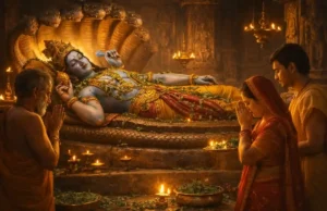 2026 Jaya Ekadashi Vrat: Complete Guide to Date, Timings, Rituals, Significance & Vrat Katha Devotees observing Jaya Ekadashi vrat with Lord Vishnu worship, tulsi leaves, lamps, and sattvic offerings.