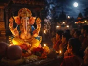 Lambodara Sankashti Chaturthi: Date, Moonrise Time, Puja Vidhi & Spiritual Meaning Lambodara Ganesha worship during Lambodara Sankashti Chaturthi night puja