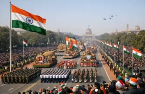 Republic Day 2026: Celebrating India’s 77th Republic Day – A Tribute to Vande Mataram and Self-Reliance Republic Day 2026 parade at Kartavya Path showcasing Vande Mataram theme and India’s cultural diversity.